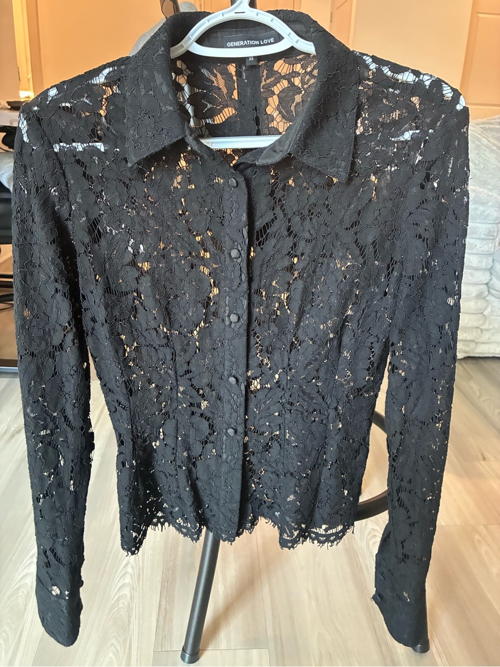 Generation Love New York Black Lace Jacket – XS